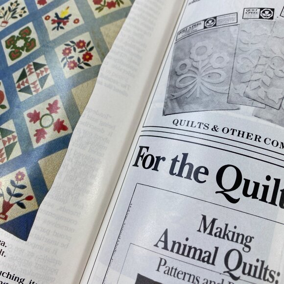 Quilters Newsletter Magazine For Quilt Lovers Patterns March 1987 Issue No. 190 - Picture 7 of 10